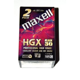 Pack 2 cintas VHS-C Maxell EC-30 HGX