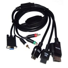 Cable VGA multiple Playstation 3/Wii/Wii U/Xbox 360