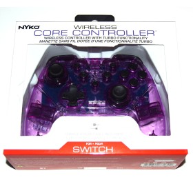 Mando Pro compatible Switch Bluetooth Nyko morado/blanco