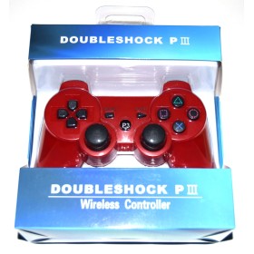 Mando inalambrico compatible Playstation 3 rojo