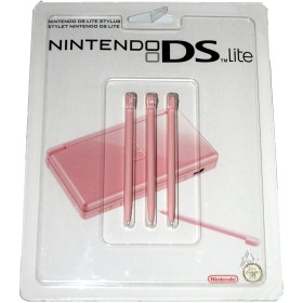 Pack oficial punteros DS Lite rosa (nuevo)
