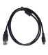 Cable miniUSB 1m. con ferrita
