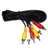 Cable AV RCA macho-macho 1.5m. económico