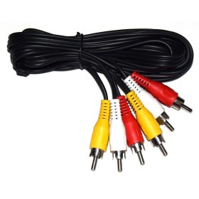 Cable AV RCA macho-macho 1.5m. económico