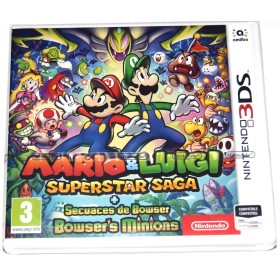 Juego Nintendo 3DS Mario & Luigi Superstar Saga + Secuaces de Bowser  (nuevo)