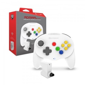Mando inalámbrico Nintendo 64 Admiral blanco