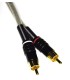 Cable 2 RCA macho estéreo Premium RCPR-20