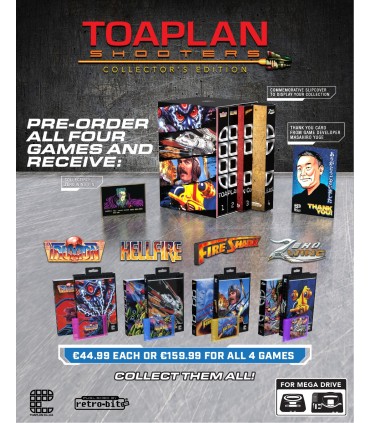 Toaplan Shooters Coleccionista Megadrive (4 juegos)