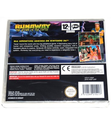 Juego Nintendo DS Runaway 2: The Dream of the Turtle (nuevo)