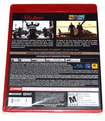 Juego Playstation 3 Grand Theft Auto: Episodes From Liberty City (nuevo)