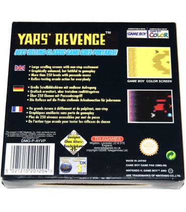 Juego GameBoy Color Yars' Revenge (nuevo)