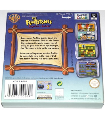 Juego GameBoy Flintstones: Burgertime in Bedrock (nuevo)