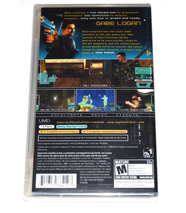 Juego PSP Syphon Filter: Dark Mirror USA (nuevo)