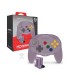 Mando inalámbrico Nintendo 64 Admiral morado transparente
