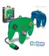 Mando Nintendo 64 Captain verde/azul Funtoon Collector's Edition