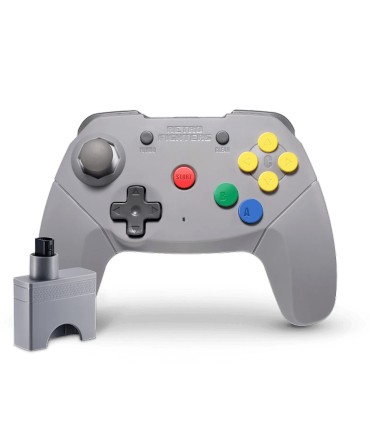 Mando Nintendo 64 Wireless Brawler 64 gris