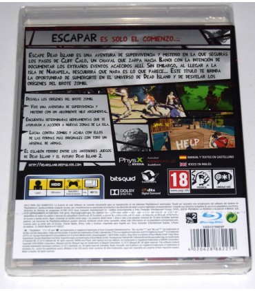 Juego Playstation 3 Escape Dead Island (nuevo)