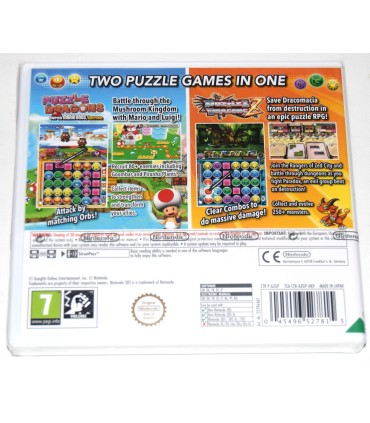 Juego Nintendo 3DS Puzzle & Dragons Z + Puzzle & Dragons Super Mario Bros. Edition  (nuevo)