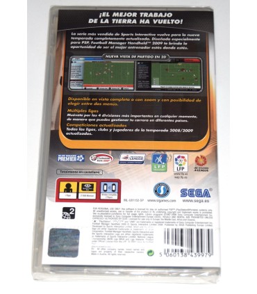 Juego PSP Football Manager Handheld 2009 (nuevo)