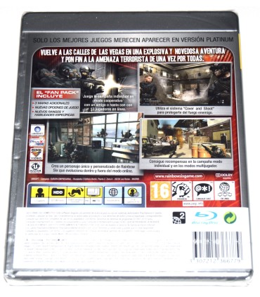 Juego Playstation 3 Rainbow Six Vegas 2 (nuevo)