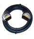 Cable 3m. Premium SCART-SCART macho (Alta Calidad) Clicktronic