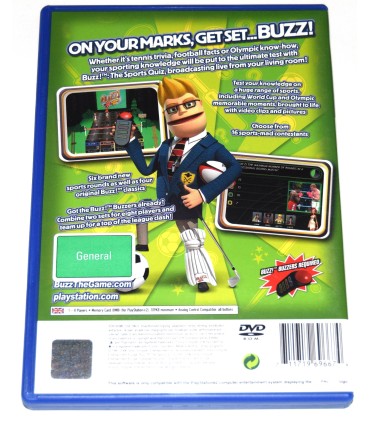 Juego Playstation 2 Buzz! The Sports Quiz