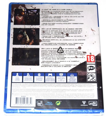 Juego Playstation 4 The Walking Dead The Telltale Definitive Series (nuevo)