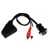 Adaptador SCART RGB a monitor 1084 (DB9)