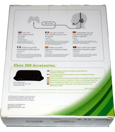 Headset oficial Xbox 360 (nuevo)