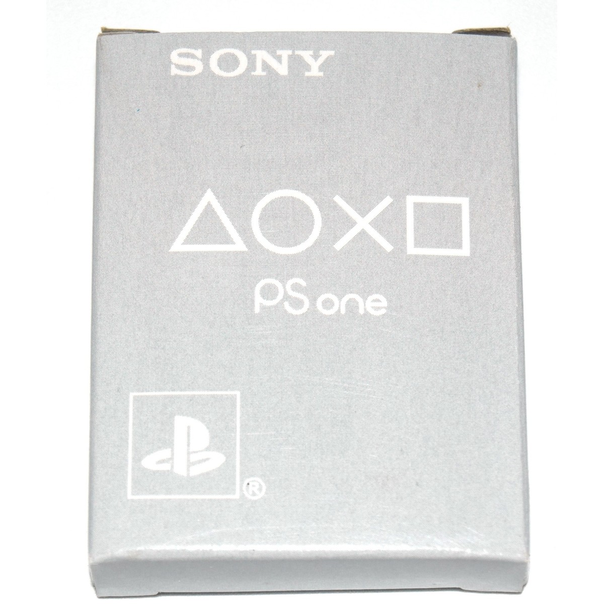 Official Sony PlayStation 1 Memory Card (PS1) - Light Grey, Tested Working