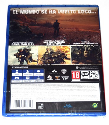 Juego Playstation 4 Mad Max (nuevo)