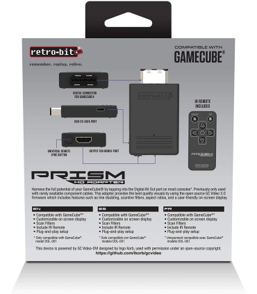 Conversor HDMI Gamecube Retrobit Prism