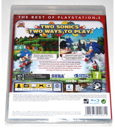 Juego Playstation 3 Sonic Generations (nuevo)