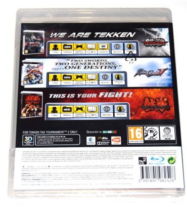 Juego Playstation 3 Fighting Edition: Tekken Tag 2, Tekken 6 & Soul calibur V (nuevo)