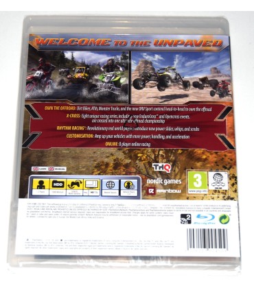 Juego Playstation 3 MX vs ATV Untamed (nuevo)