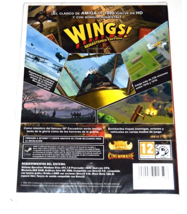 Juego PC Wings! Remasterd Edition (nuevo)
