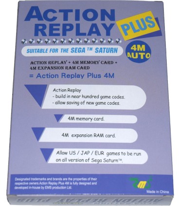Action replay plus 4M Sega Saturn