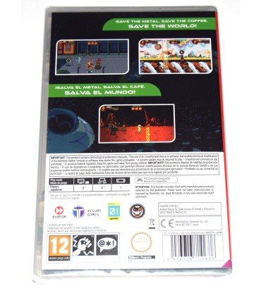 Juego Switch Coffee Crisis (nuevo)