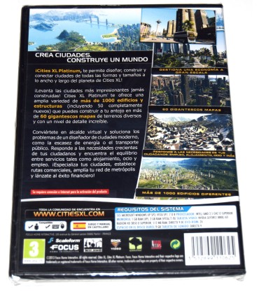 Juego PC Cities XL Platinum (nuevo)