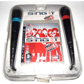 Juego Playstation 3 Disney Sing it High School Musical 3 + micrófonos (nuevo)