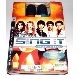 Juego Playstation 3 Disney Sing it Pop Hits + micrófonos (nuevo)