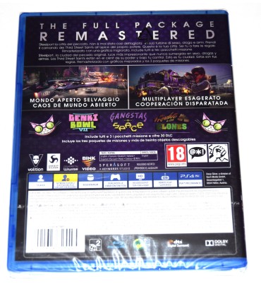 Juego Playstation 4  Saints Row The Third Remastered  (nuevo)
