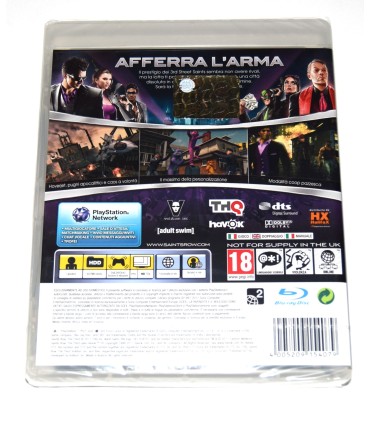 Juego Playstation 3 Saints Row The Third (nuevo)