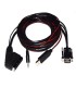 Cable RGB-SCART VGA elevador tensión 12v
