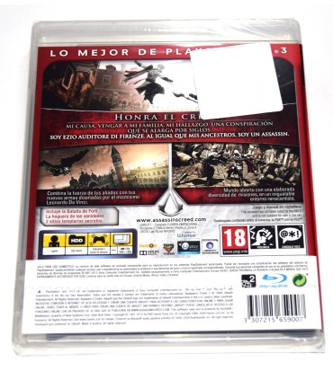 Juego Playstation 3 Assassin's Creed II (nuevo)