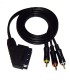 Cable RCA a SCART estéreo premium