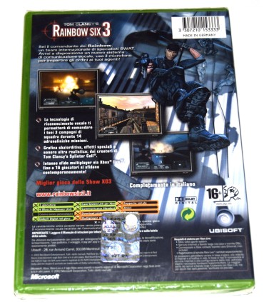 Juego Xbox Rainbow Six 3 (nuevo)