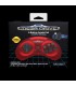 Mando inalámbrico Sega Megadrive + USB 8 botones rojo transparente