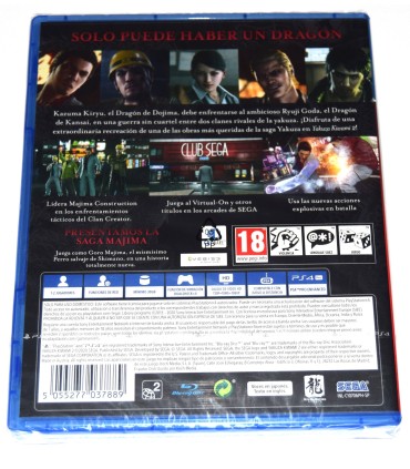 Juego Playstation 4 Yakuza Kiwami 2 (nuevo)