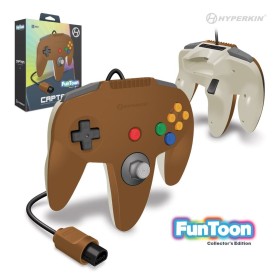 Mando Nintendo 64 Captain Funtoon marron/blanco